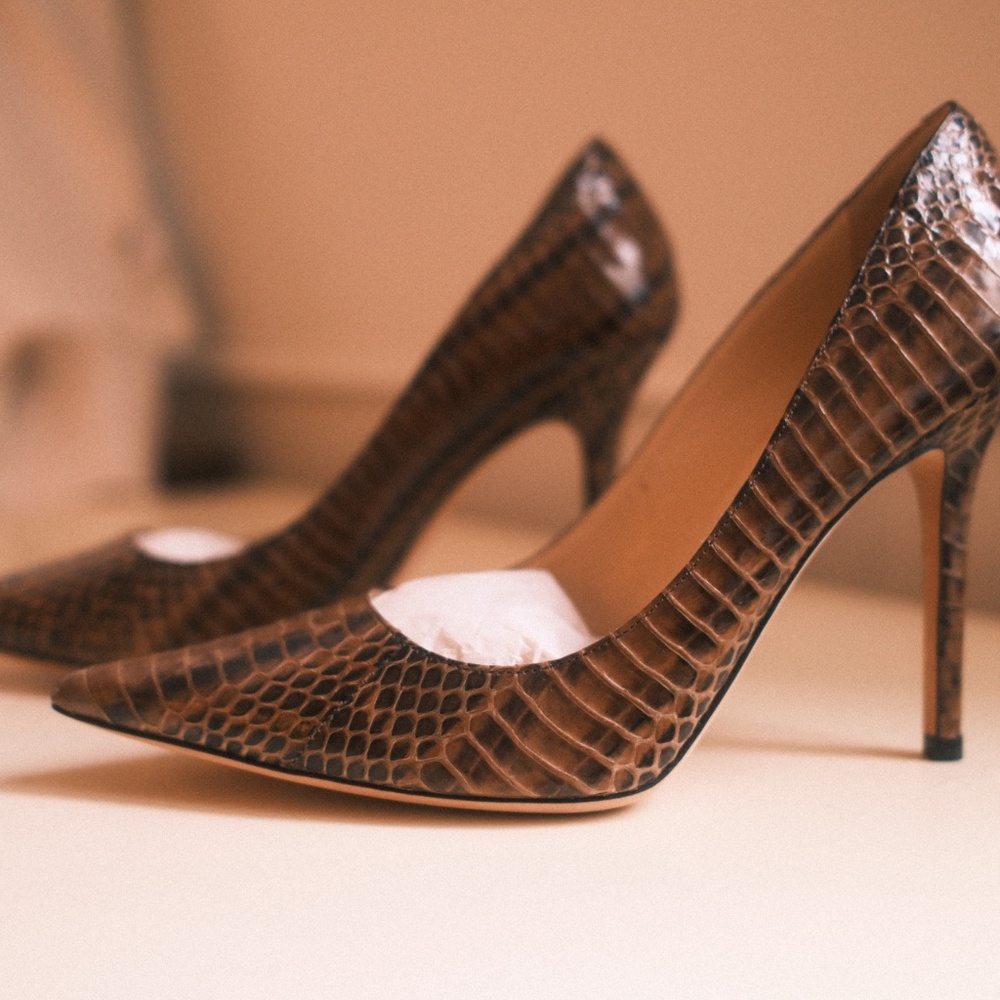 Jimmy Choo Python Pumps, Like - New - image 4